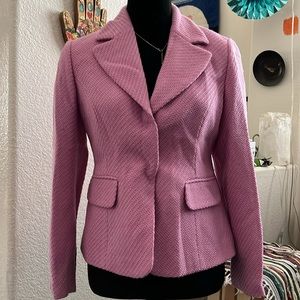 Ann Taylor Loft lilac wool blazer